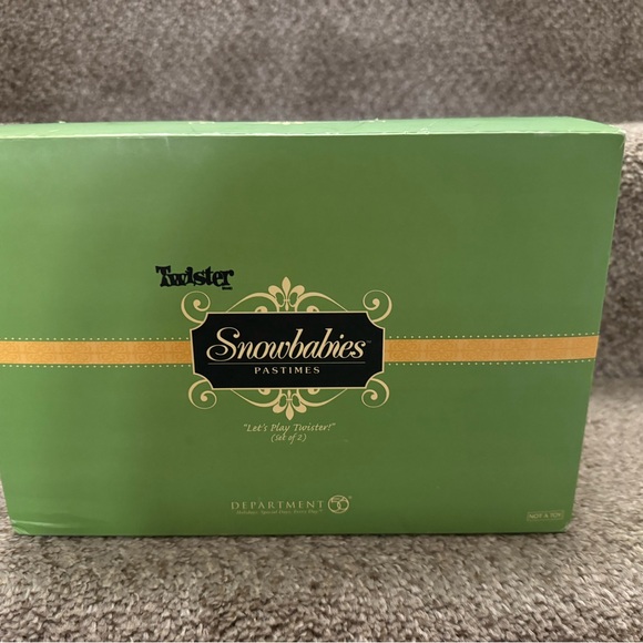 Dept 56 Collectible Snowbabies Let’s Play Twister Hasbro 2006 - Picture 10 of 12